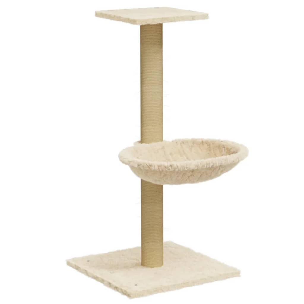 Kattenmeubel Met Sisal Krabpaal 74 Cm 3 kleuren - Zimpel