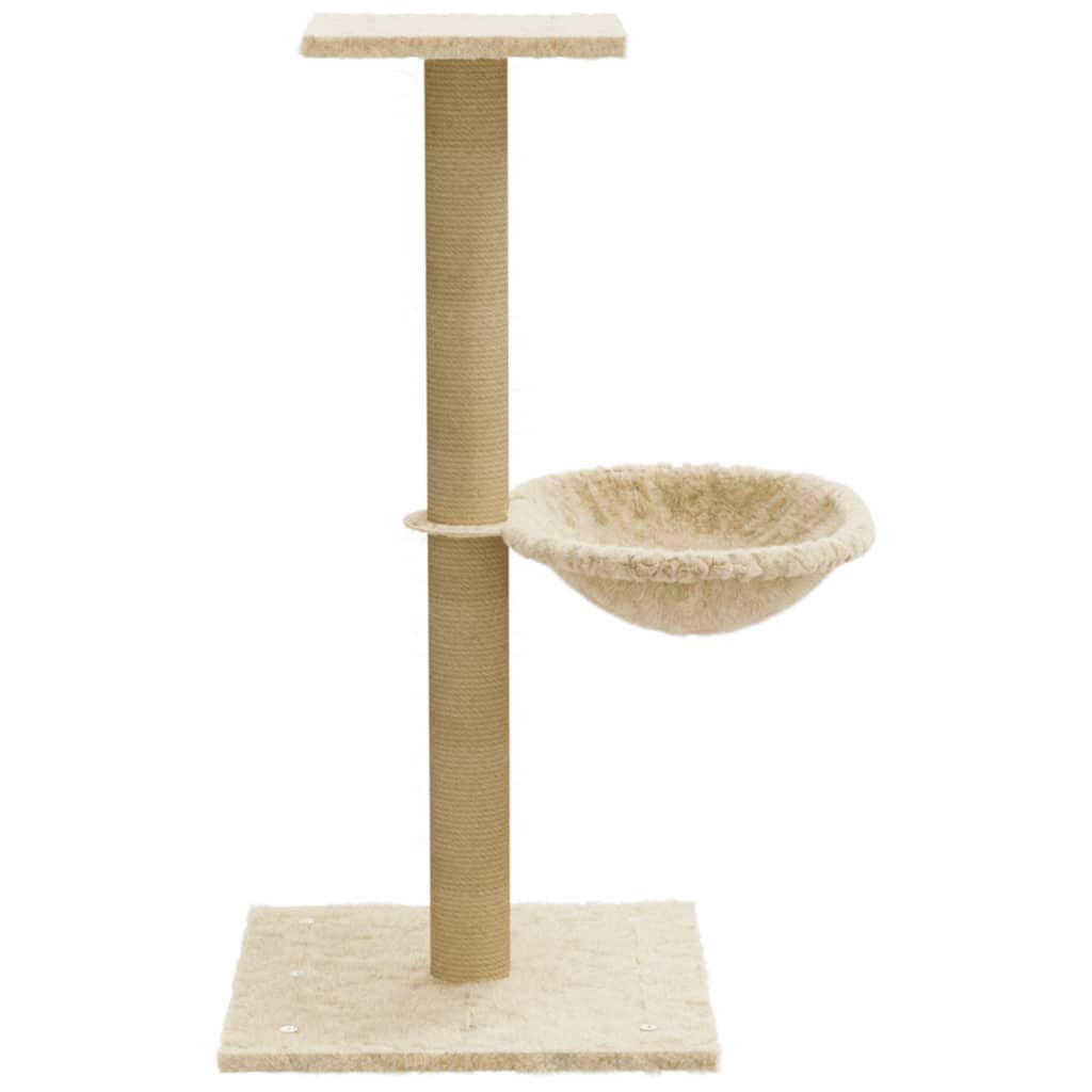 Kattenmeubel Met Sisal Krabpaal 74 Cm 3 kleuren - Zimpel