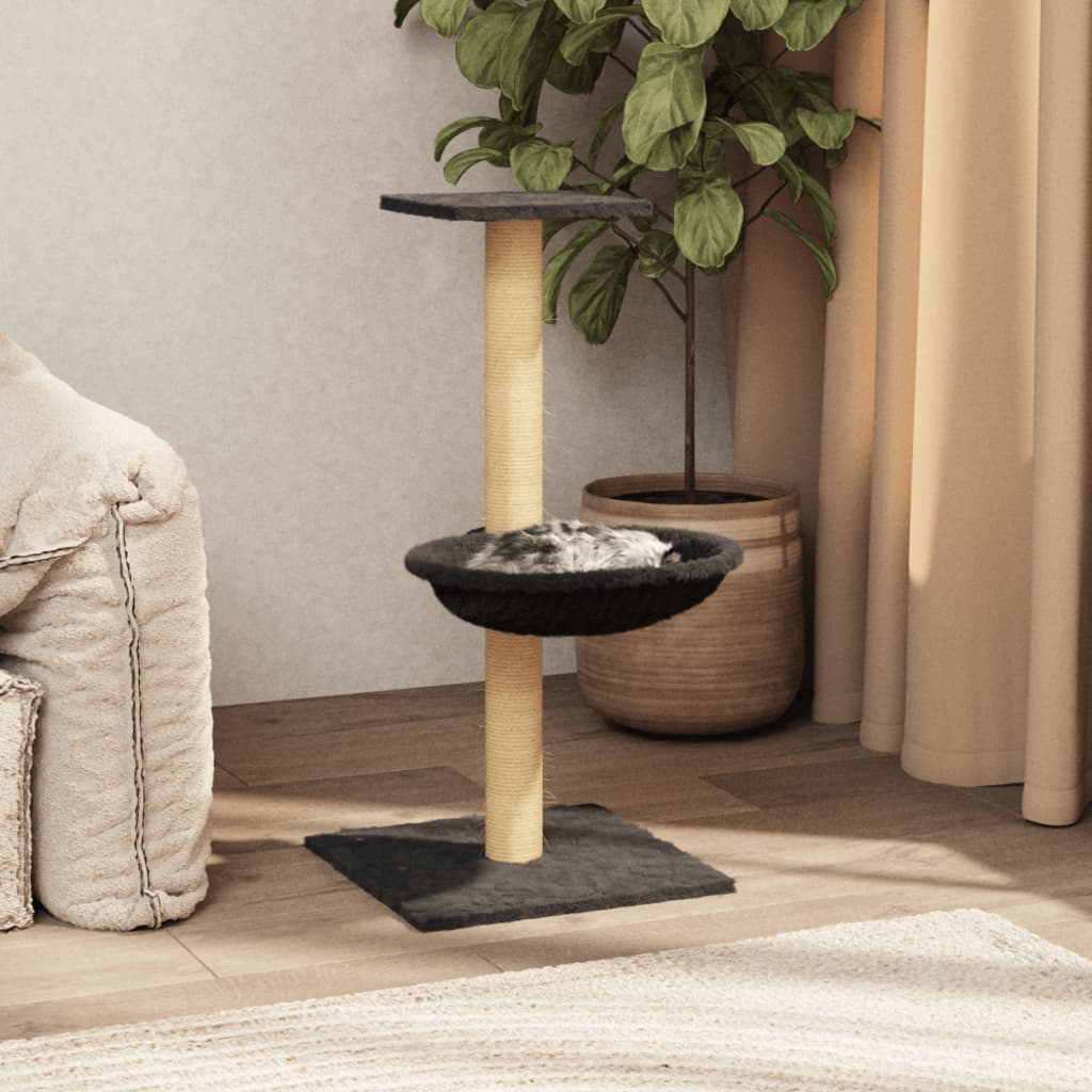 Kattenmeubel Met Sisal Krabpaal 74 Cm 3 kleuren - Zimpel