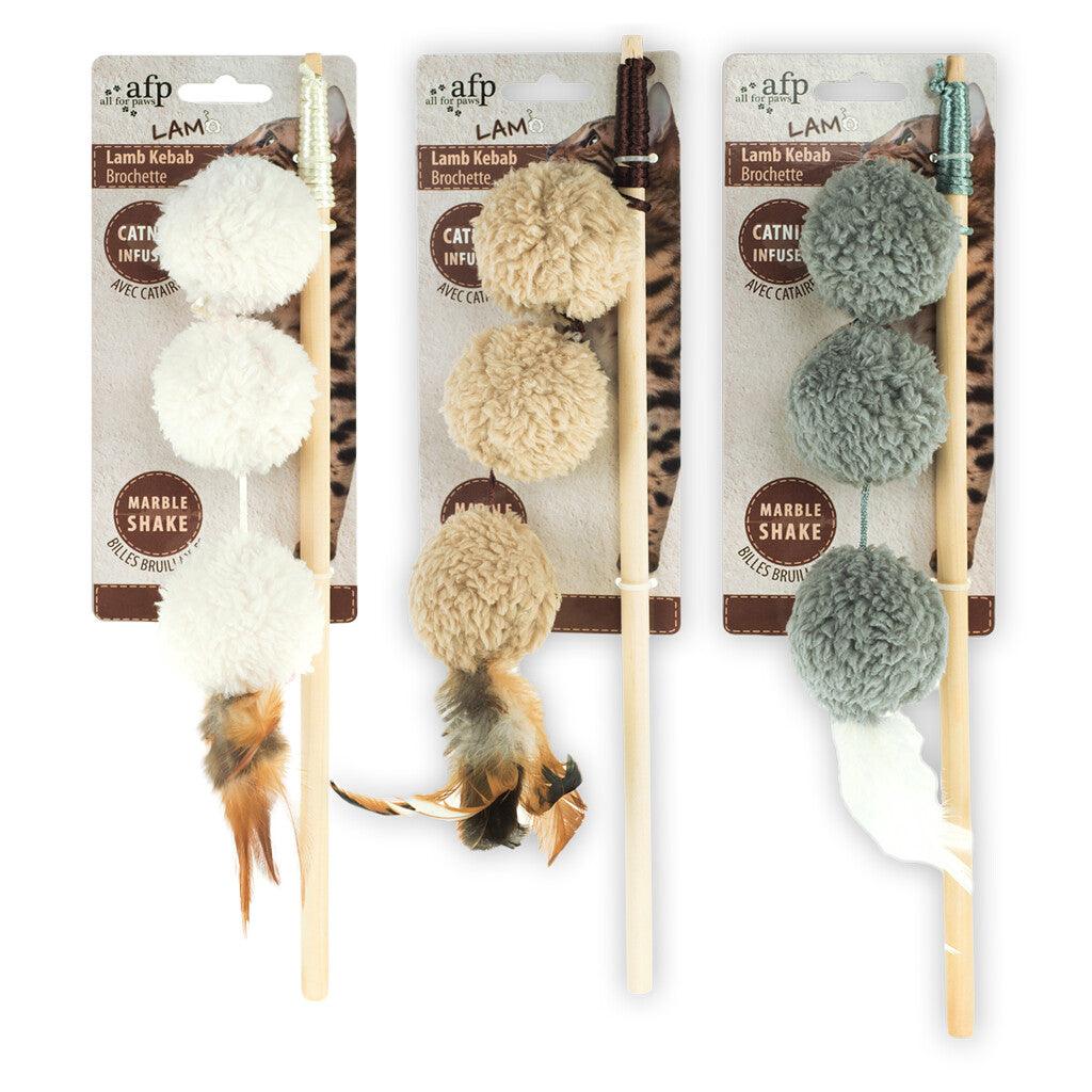 AFP Lambswool-Lamb Kebab Wand Catnip - Zimpel