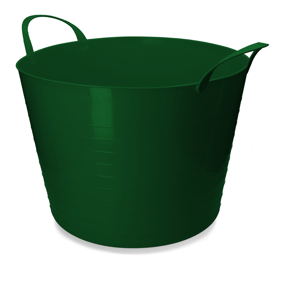 vPlast Emmer V-Trug Flexi 65 l Groen