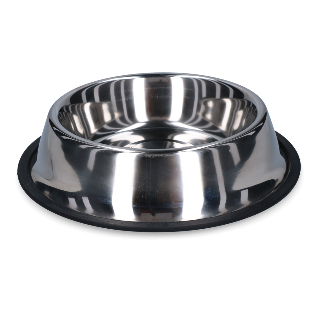 Antislip Voer- & Drinkbak RVS 300 ml Ø 15 cm
