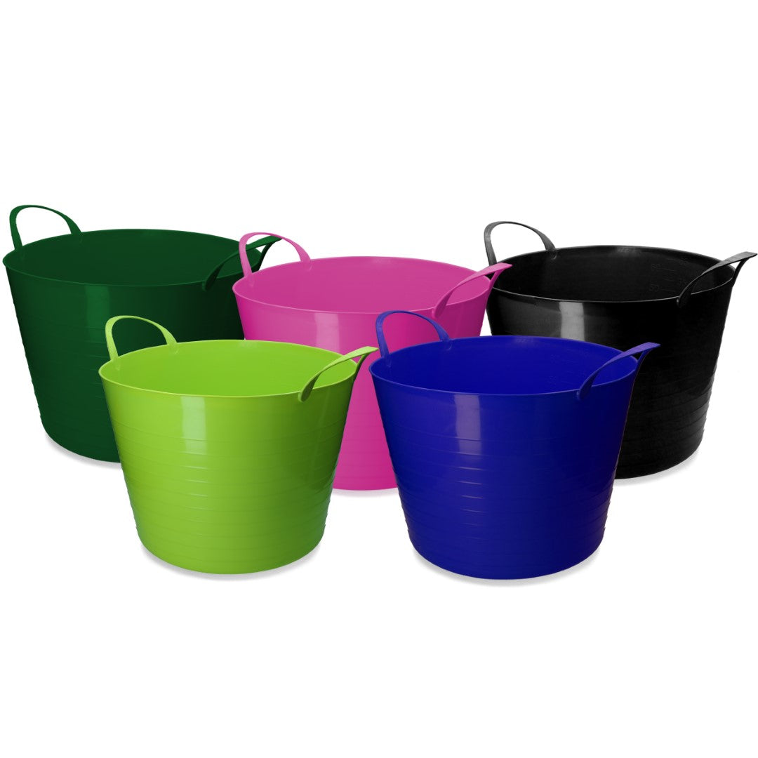 vPlast Emmer V-Trug Flexi 65 l Limoen