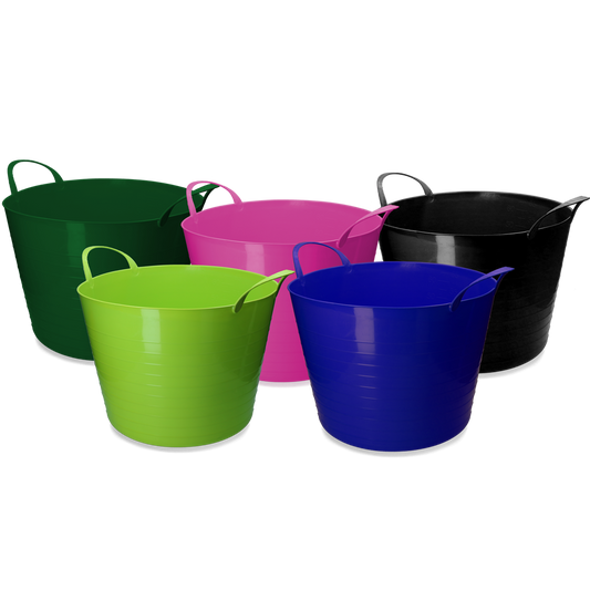 vPlast Emmer V-Trug Flexi 65 l Zwart