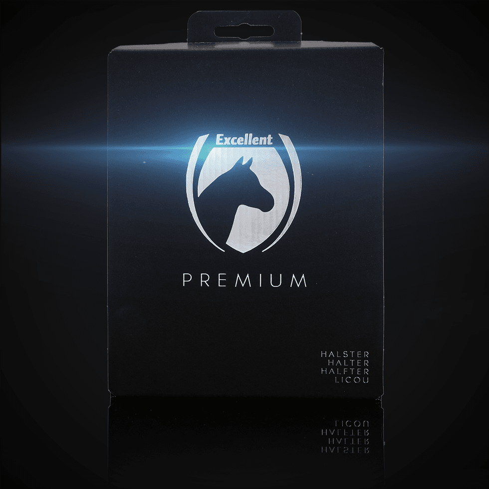 Excellent Premium Halster Blauw XS