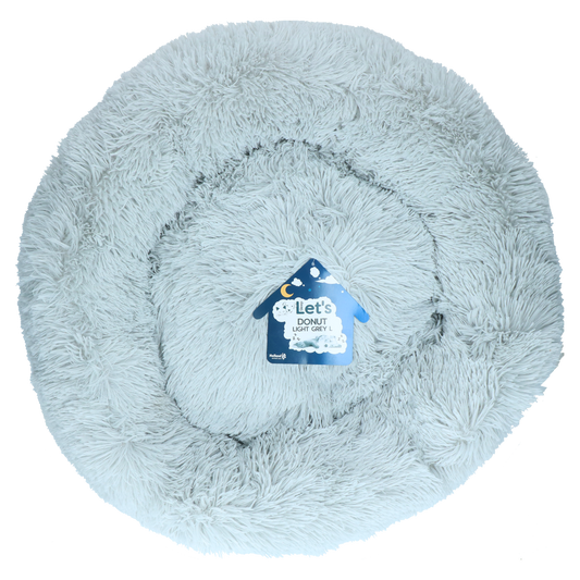 Let's Sleep Donut Lichtgrijs L