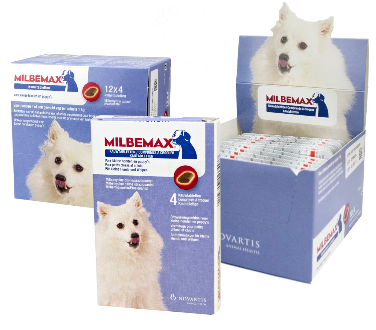 Milbemax Kauwtabletten Hond Klein Chewy <5kg 4 tabl.
