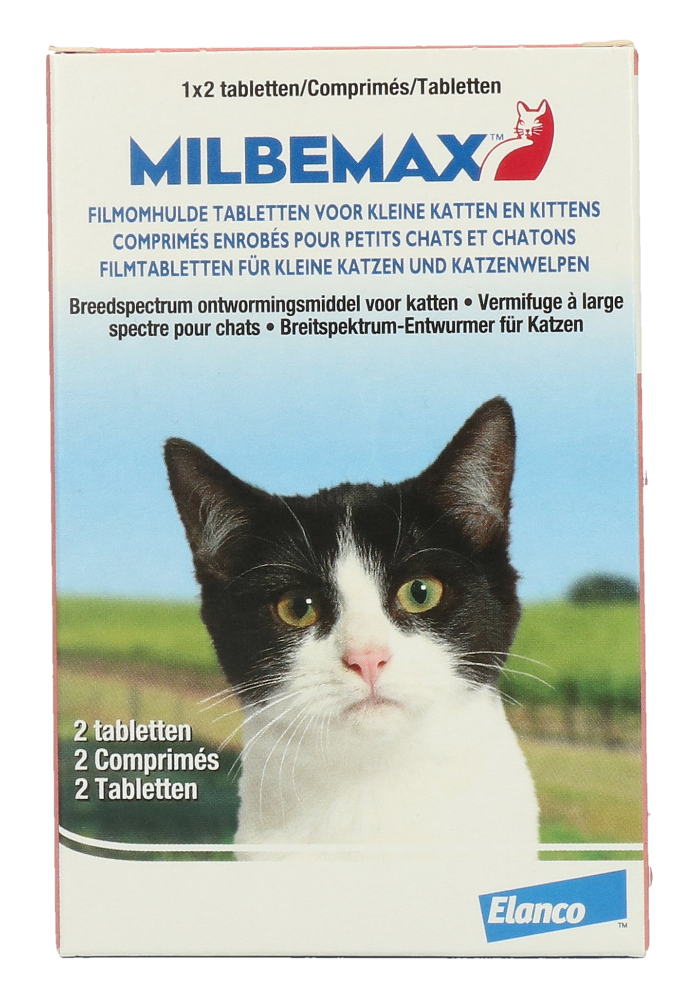 Milbemax Tabletten Kitten/Kat Klein R 0,5-2kg 2 tabl.