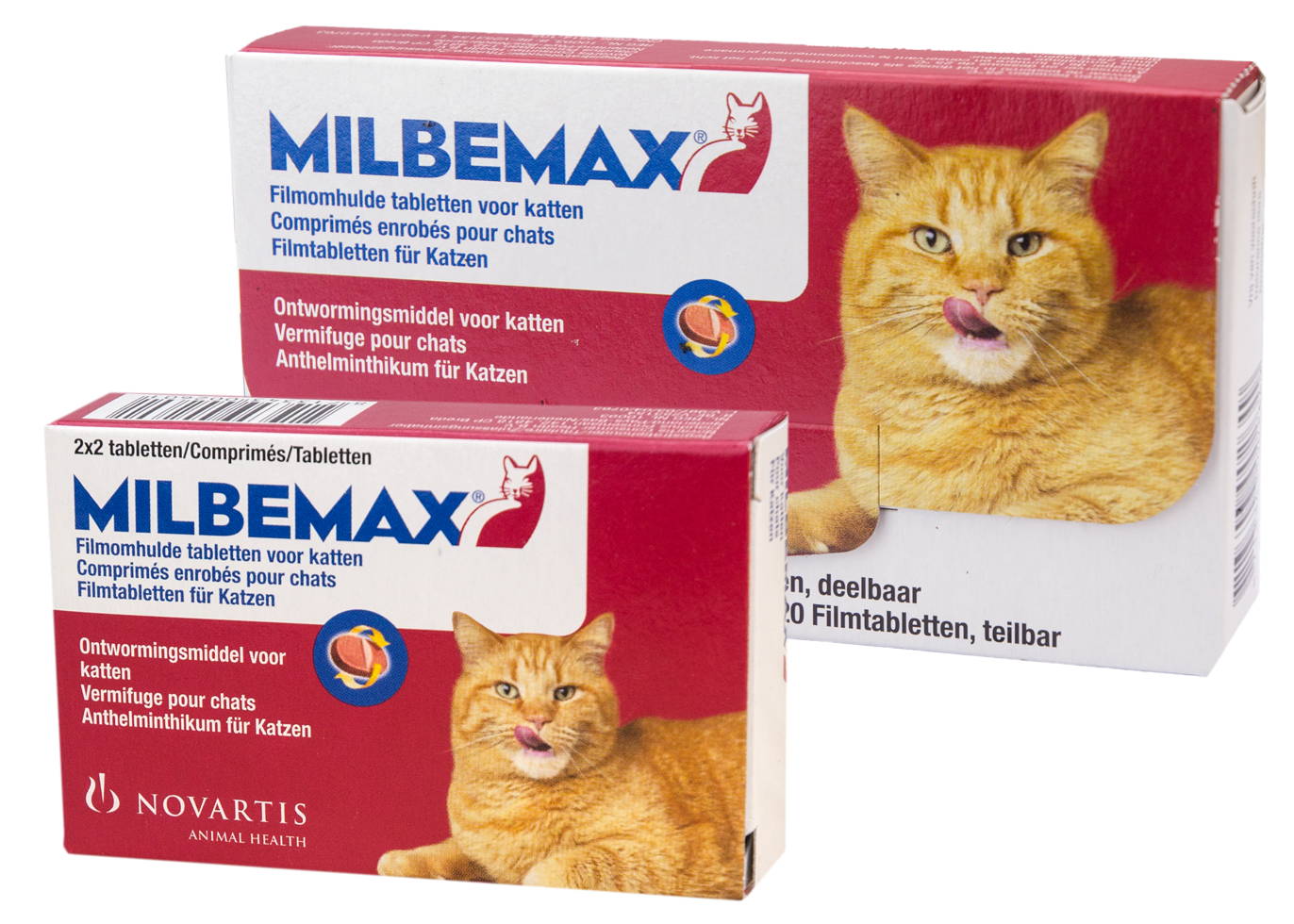 Milbemax Tabletten Kat Groot >2kg 4 tabl.