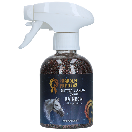 Paardenpraat TV Glitter Glamour Spray Regenboog
