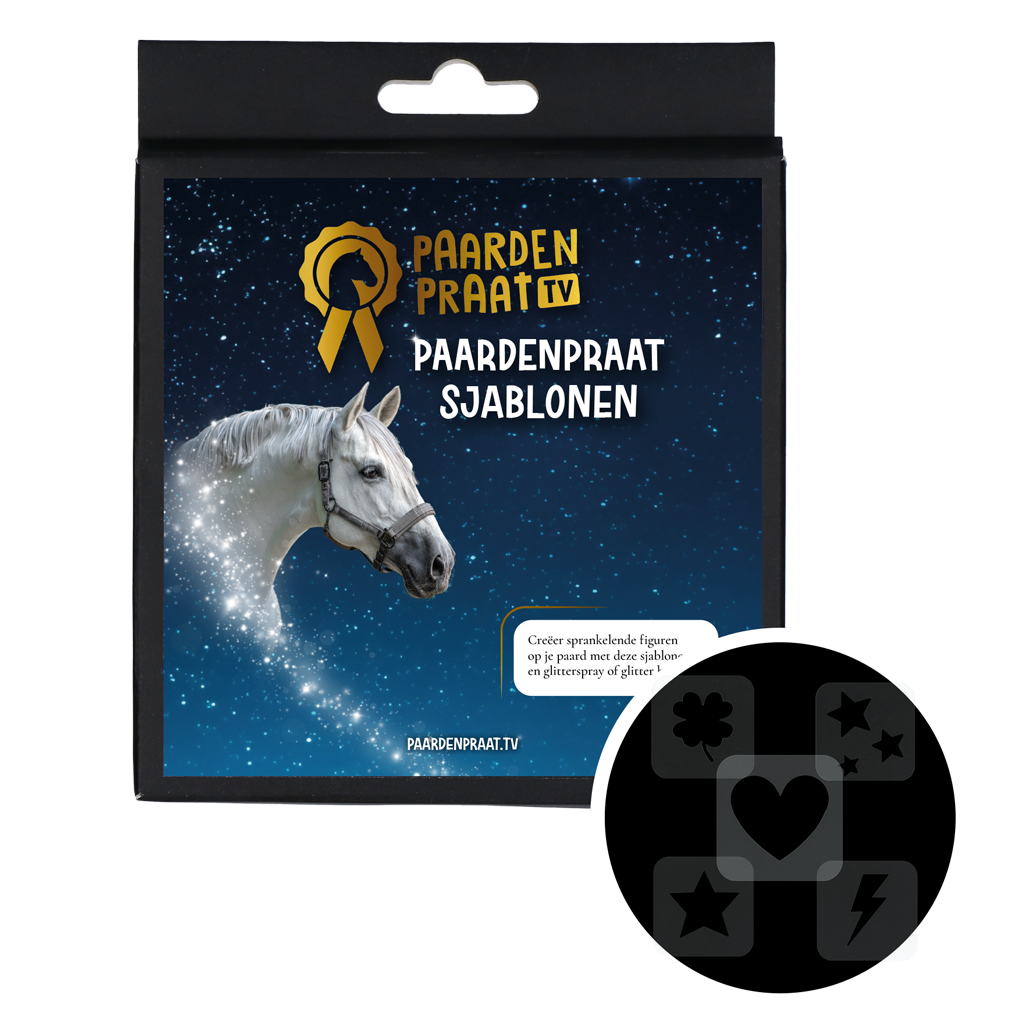 Paardenpraat TV Sjablonen 5 stuks